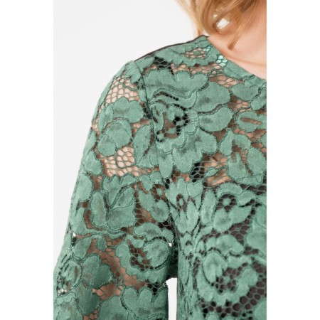 Women's dress, size 42, green color-2