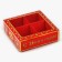 Box for 4 sweets with cells “Happy New Year!”, 10 x 10 x 3 cm, New Year