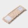 Nozzle for a flat mop of the share "pastel", 43 × 13 cm, microfiber booklies, beige color
