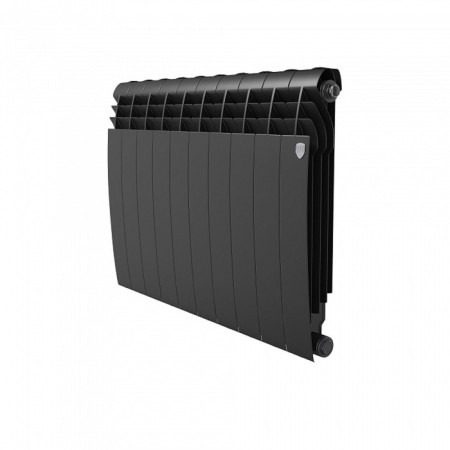 Bimetallic radiator Royal Thermo Biliner New/Noir Sable, 500 x 80 mm, 10 sections, black