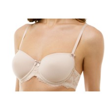 Women's brason Lengy, size 80d, silver peony color