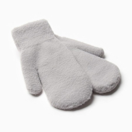 Women's mittens for claim Minaku smooth 22 cm gray