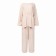 Women's costume (tunic, trousers) minku: casual collection beige color, size 54
