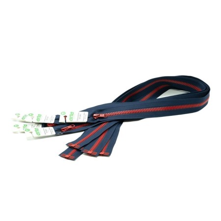 Tractor Lightning T10 (6 mm), one lock, length 80 cm, dark blue color, red-2