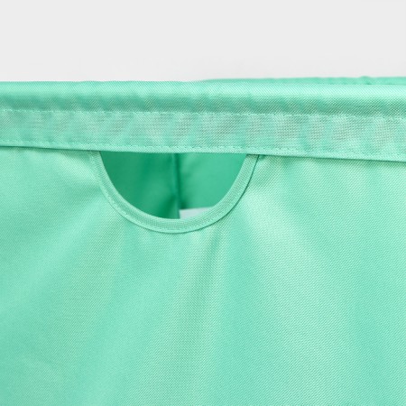 Basket - a bag for linen, 53 × 39 × 62 cm, mint color-2