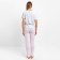 Homemade female set (T -shirt/pants), gray color, size 54