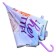 Children's umbrella. "Anna and Elsa", cold heart, 6 spokes d = 90 cm
