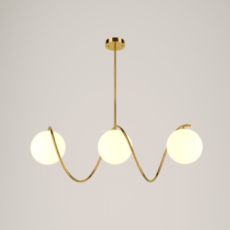 Speaker "Spiral" 3x40W E27 Gold 20x80x90 cm Bayerlux-7