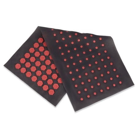Iplikator-river, the basis of Spanbond, 140 modules, 28 × 64 cm, dark gray/red color-3