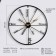 Wall clock, series: loft, "pool", smooth move, D-60 cm
