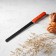 Biscuit knife large teeth, blade length 25 cm, wooden handle, blade thickness 1 mm