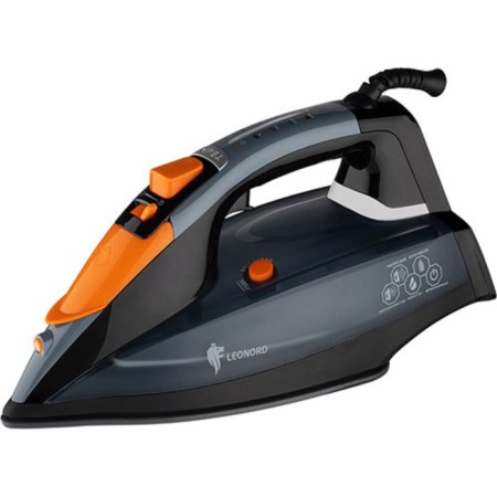 LEONORD LE-1803, 2400 W, ceramic sole, 20 g/min, 380 ml, black