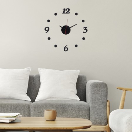 Watching interior, 3D, silent, sticker, large, D-40 cm-2