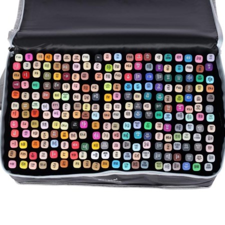 MARKERS for sketching bilateral Mazari Fantasia, 240 colors, (2 markers-blonders)-3