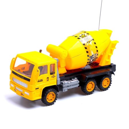 Radio -controlled “concrete mixer” truck, works on batteries, turquoise color-3
