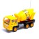 Radio -controlled “concrete mixer” truck, works on batteries, turquoise color