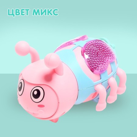 Clockwork toy "Bee", light effects, color mix-4