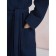 Unisex bathrobe Pamira, size m, blue color