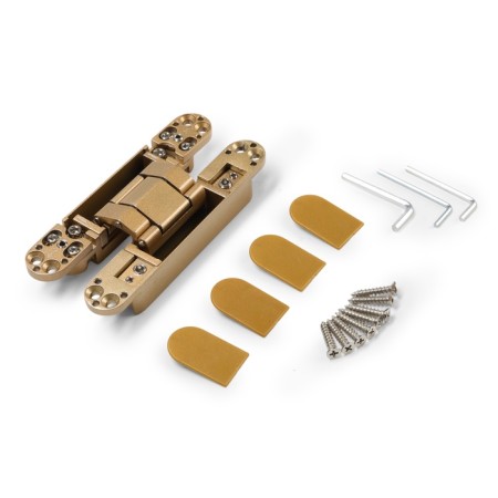 Loop Lockland hidden installation, 25x150 mm, with 3D regulation, color matte gold-8
