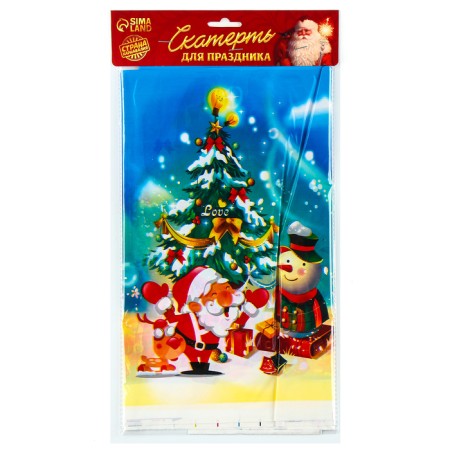The tablecloth "New Year's holiday", 108x180 cm-3