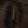 Artificial wig, with a bang, imitation of the skin, 60 cm, brown