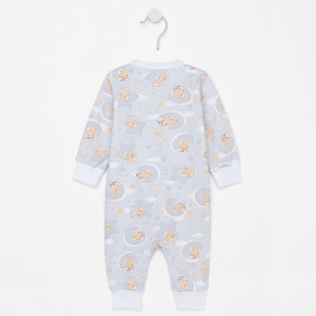 Combineson children, gray/bears, cuffs mix, height 74 cm-5