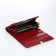 Women's wallet on magnets, burgundy color