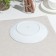 Porcelain plate "Shakherezada", D = 17.5 cm, white