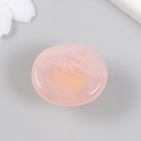 Handle for the casket "Pink quartz" 2.6x1.7 cm-1