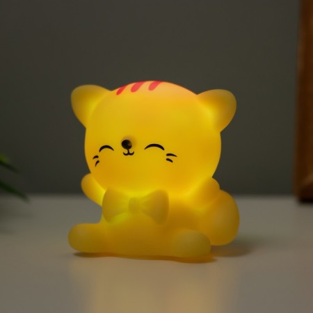 Nightnik "Happy Cat" 2W Led Lr44 yellow 3.5x4x4cm-3