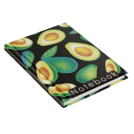 Notepad A7, 64 sheets in the avocado cage, solid cover, offset unit-1