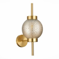 Wall lamp ST LUCE. SL1155.301.01. Marena. 1x40 W, E14, 16.5x38.8 cm, brass color