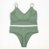 Female set (top, panties) color green, size 42-44