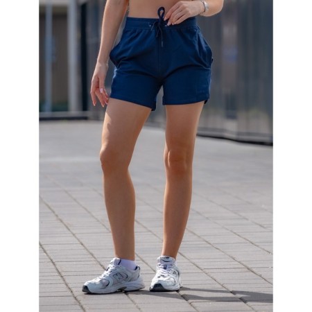 Women's shorts ise, size 44 cm, dark blue color-6