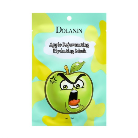 A fabric, moisturizing face mask "An apple in anger!"