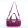 Youth bag with zipper, burgundy color