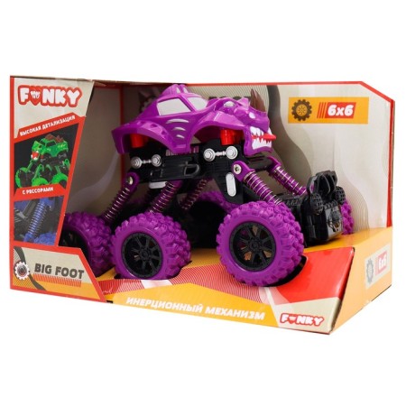 Inertial Funky Toys “SUV” machine, purple color-1