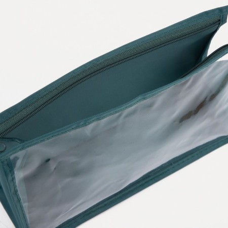 Lightning cosmetic bag, green color-4