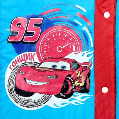 Дождевик детский, размер M, 100-110 см, Тачки-4