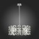 Suspension lamp ST LUCE. SL1104.103.05. CASTO. 5x60 watts, E14, 58x58x23 cm, chromium color