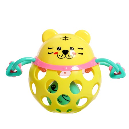 A set of rattles with teething, 7 pieces in a set, in a container-5