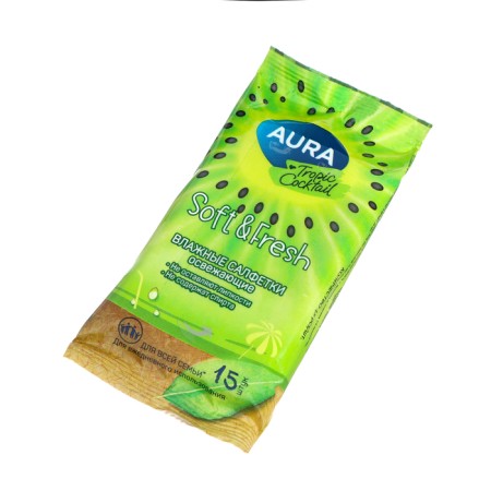 Wet Aura Tropic Cocktail Refreshes, 10 packages of 15 pcs-9