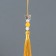 Suspension Textile, metal "Butterfly" gold 1x1.2x16.5 cm