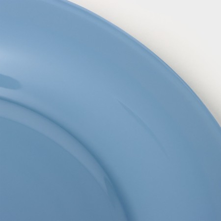 Plate plate "Smoky Amethyst", D = 25 cm, blue color-2