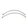 Flexible eyeliner for the Zein mixer, nut 1/2 ", fitting M10, 50 cm, set 2 pcs