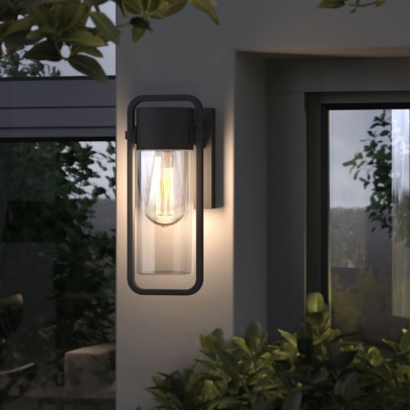 Street wall lamp Elektrostandard, Lab, 126x120x295 mm, E27, black color