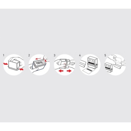 Automatic self-assembled COLOP PRINTER 20/3-SET Standart with personalization, 3 lines, 1 cash desk-2