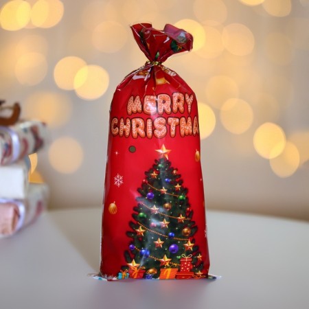 Gift package, "Christmas tree" 13x27 cm
