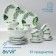 Service table "Fern sheet", 37 items, glass ceramics