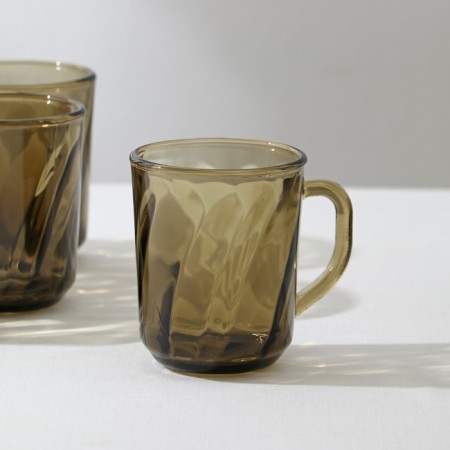 Alta Marea table set 24+1 item, glass, haze-9